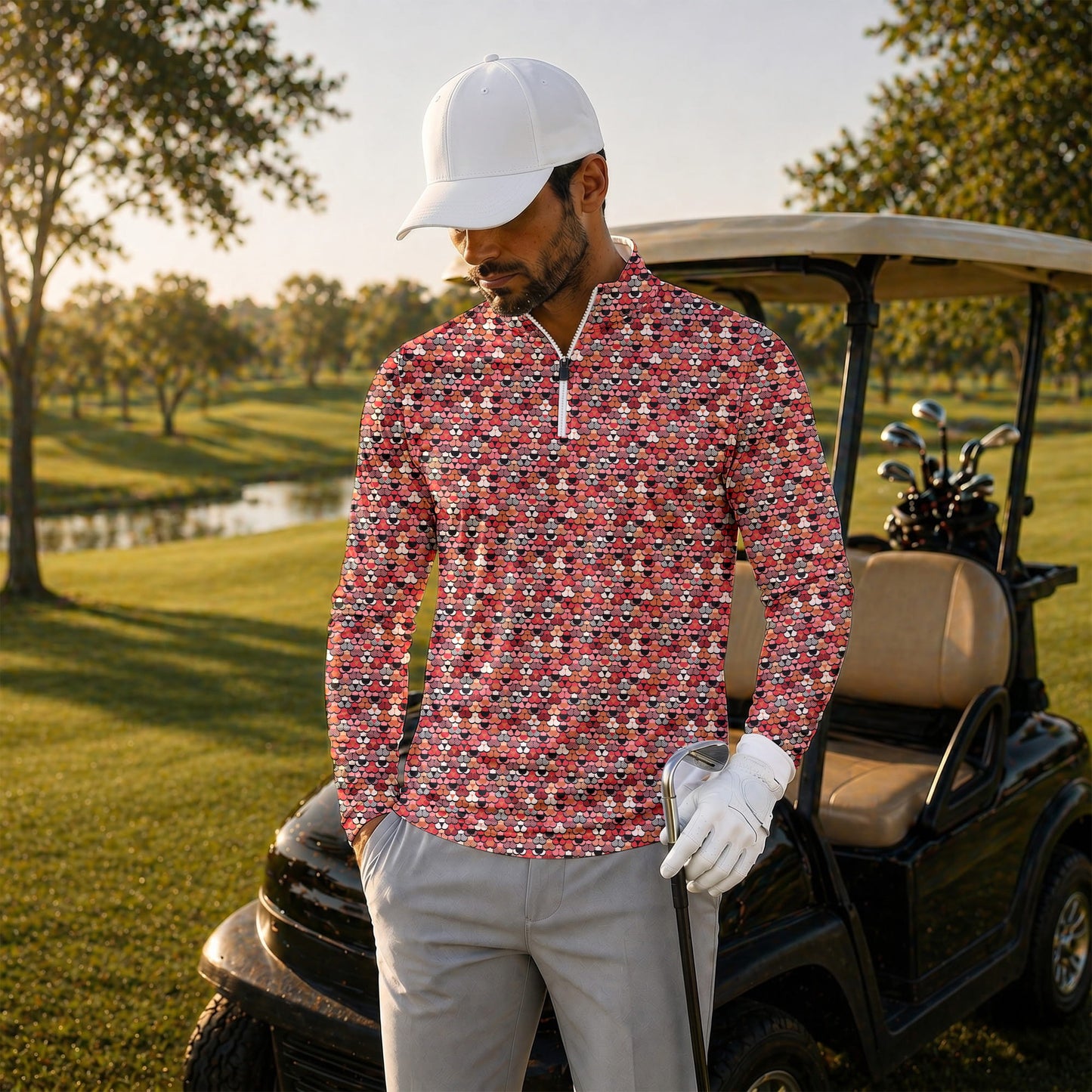 The Ice-cream Men Quarter-zip Pullover
