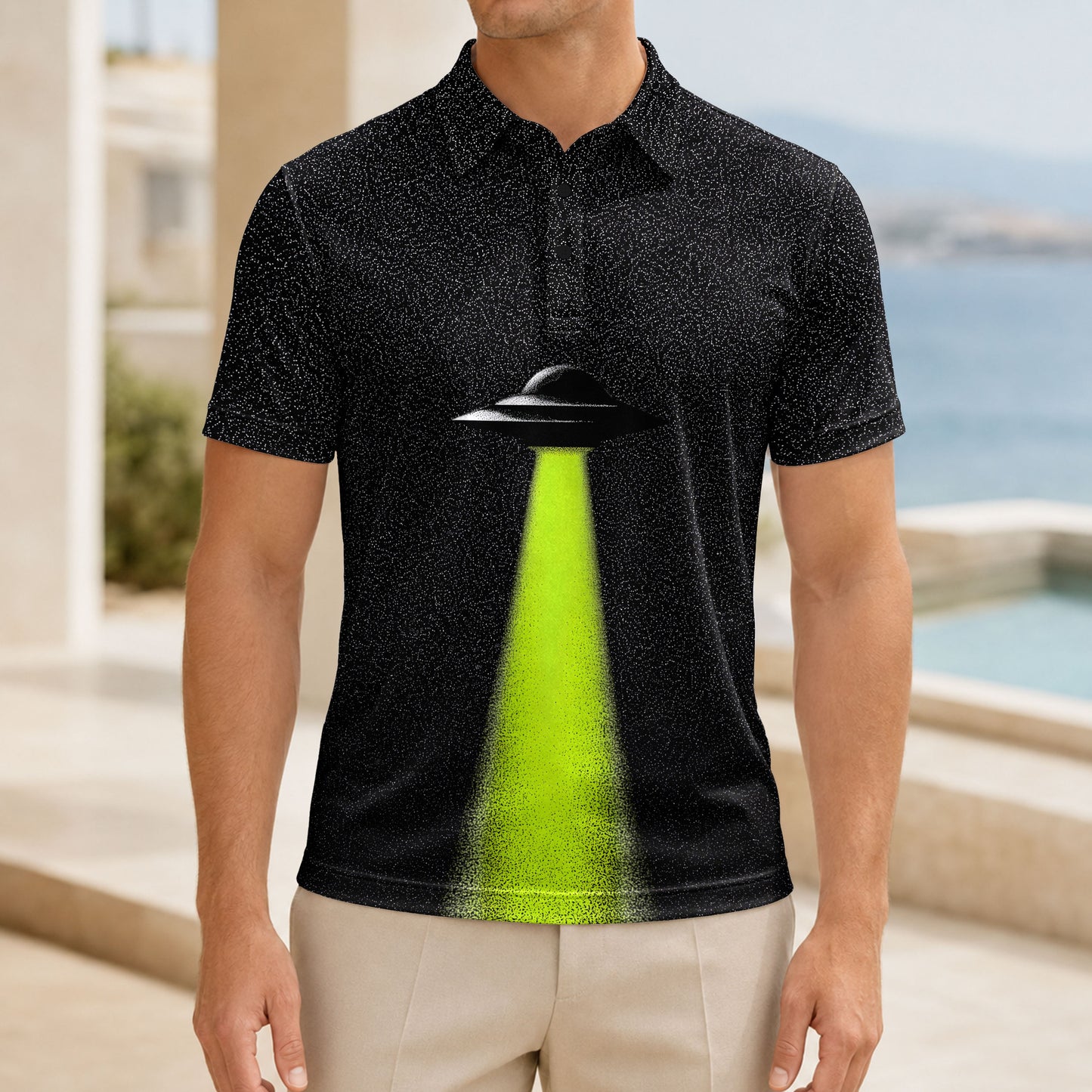 UFO Men Polo Shirt