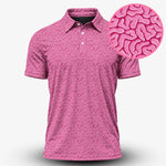 Brain Pattern Men Polo Shirt