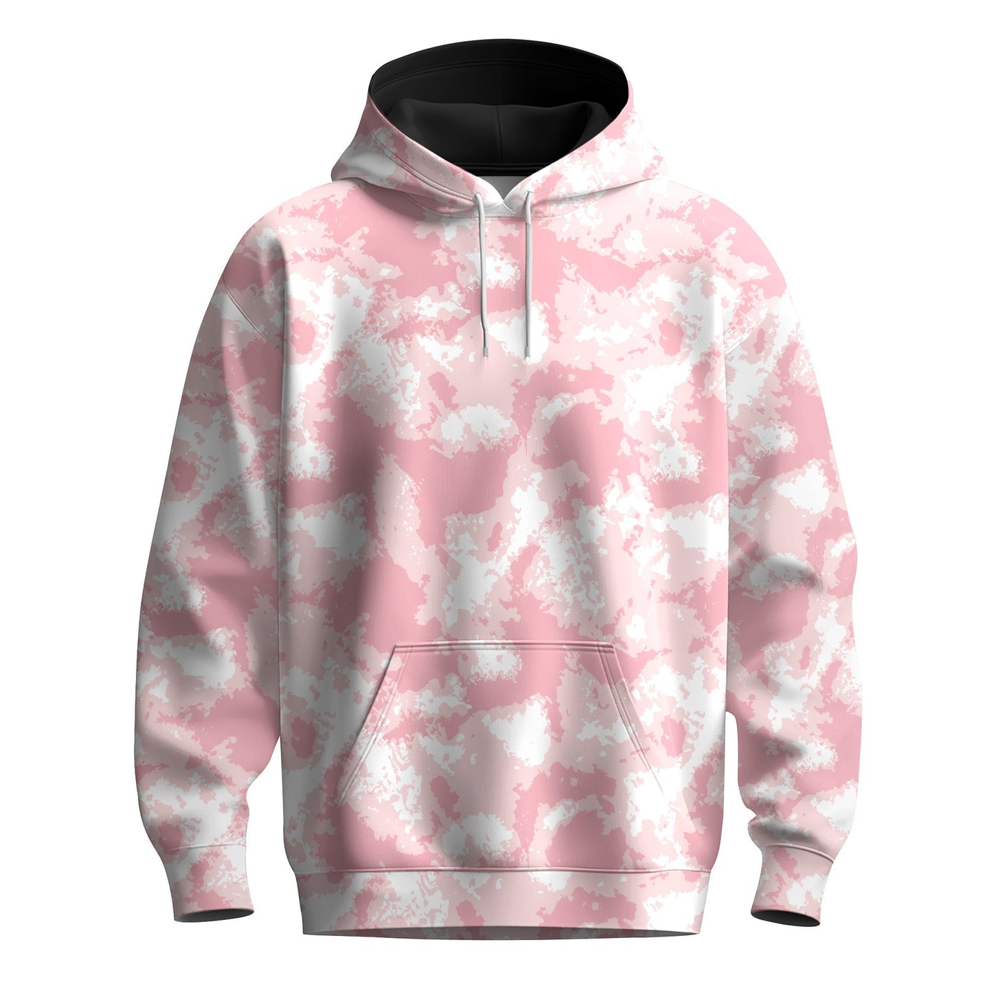 Pink Tie Dye Men Hoodie