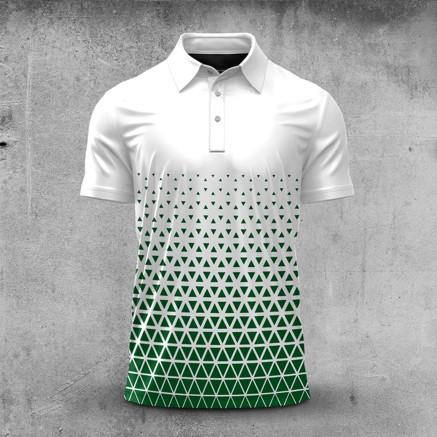 The Matters Green Triangle Men Polo Shirt