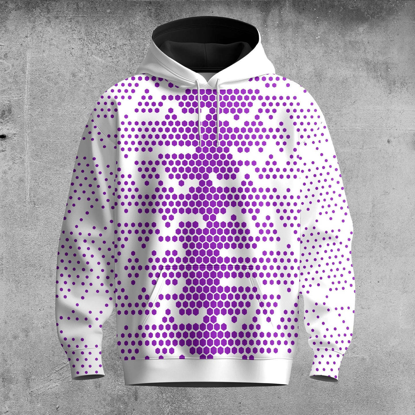 Purple Golf Pattern Men Hoodie