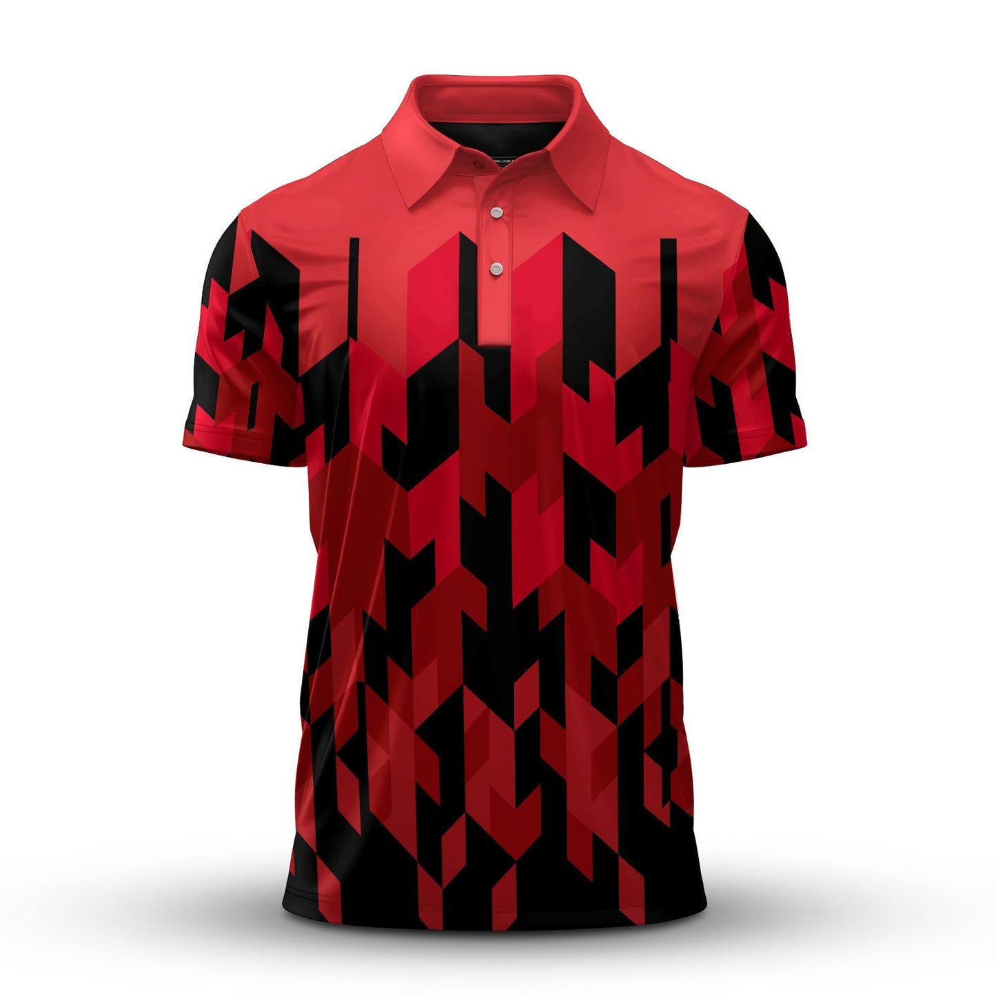 Red Black Lego Men Polo Shirt