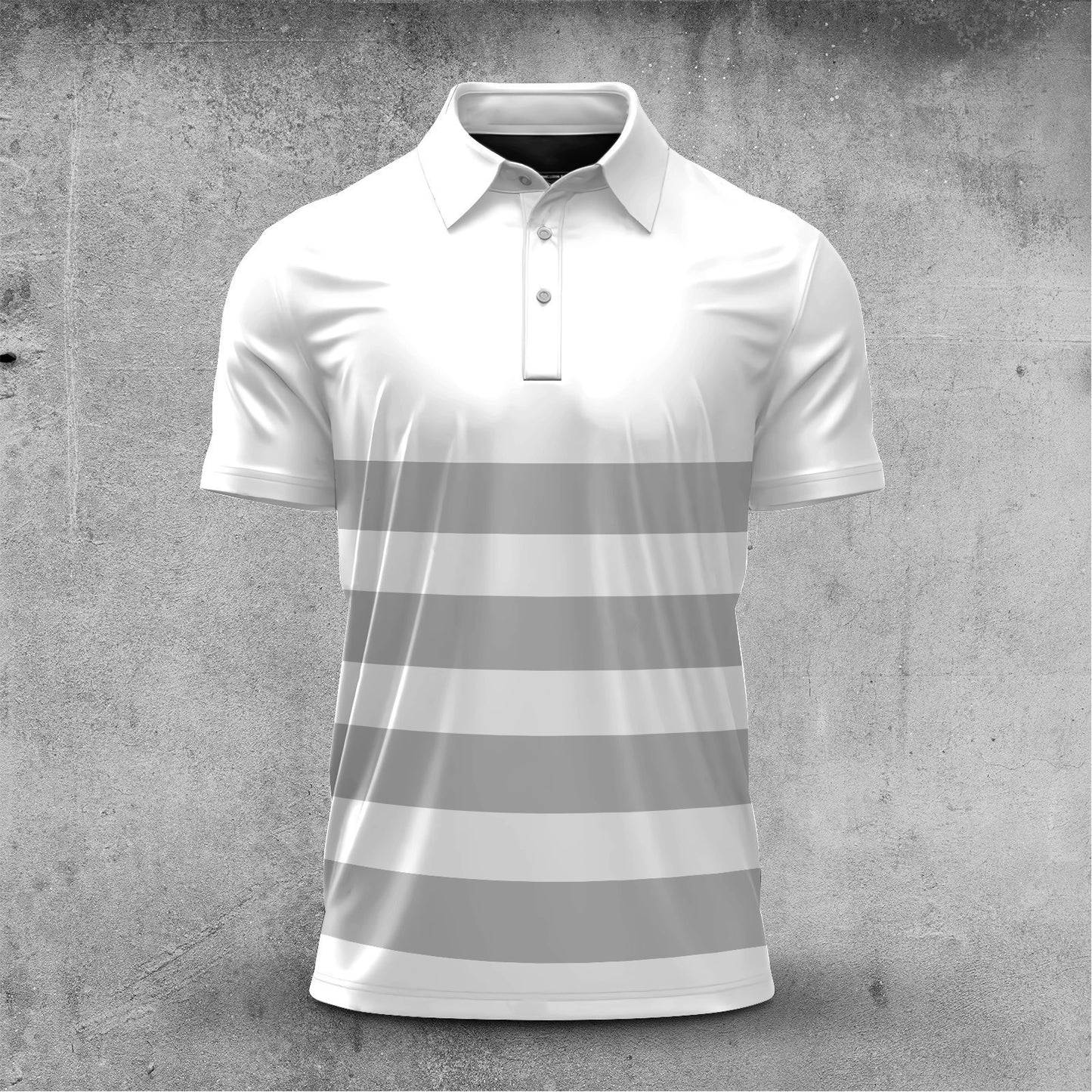 4 Lines 2026 White Men Polo Shirt