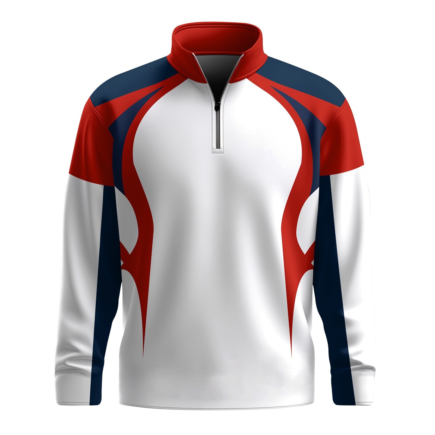 Red Blue White 2026 Men Quarter-zip Pullover