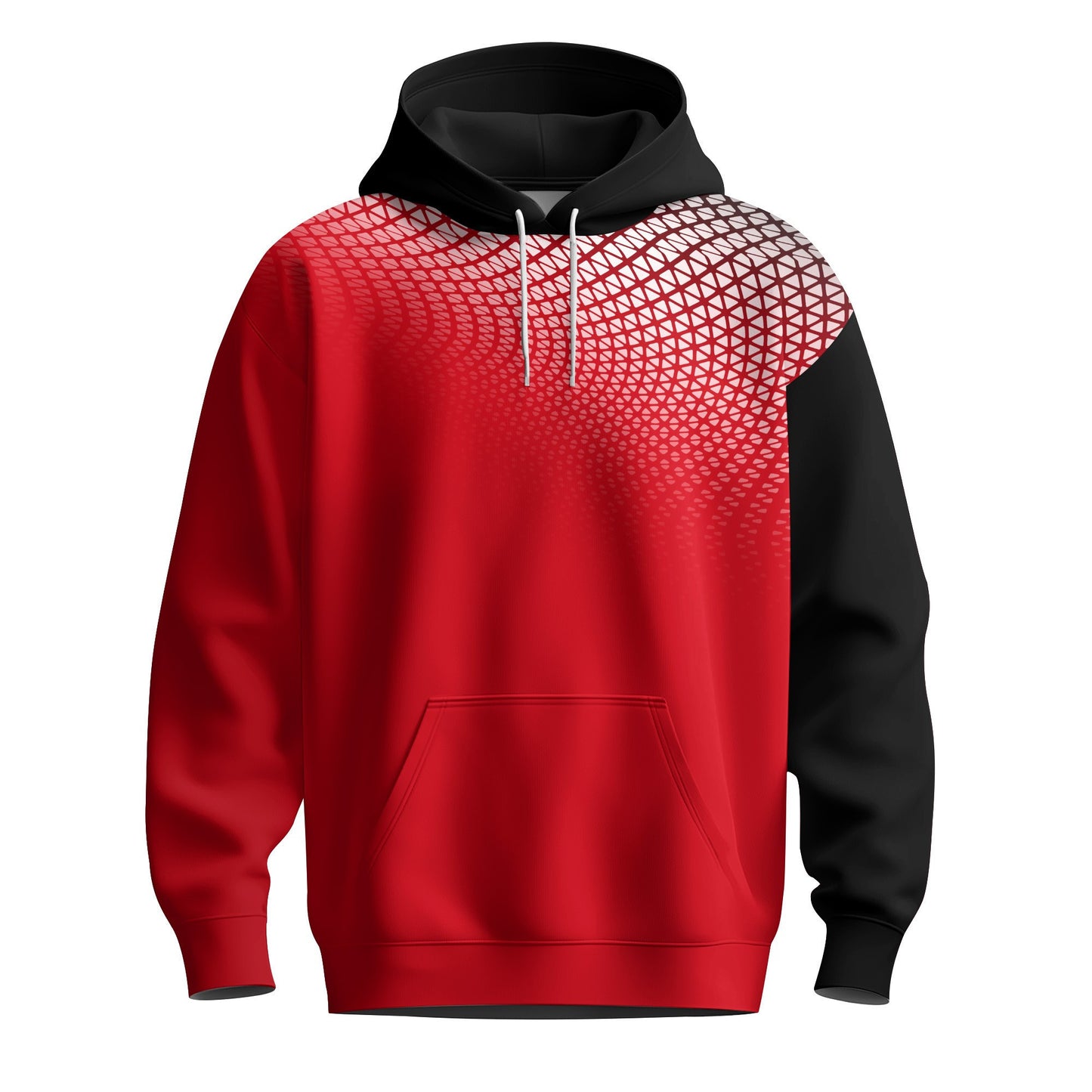 2026 Red Black Dynamic Men Hoodie