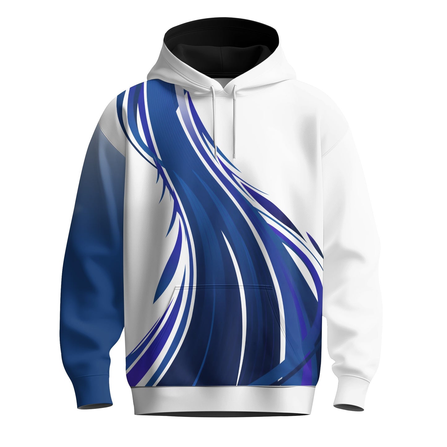 Blue Curve Men Hoodie