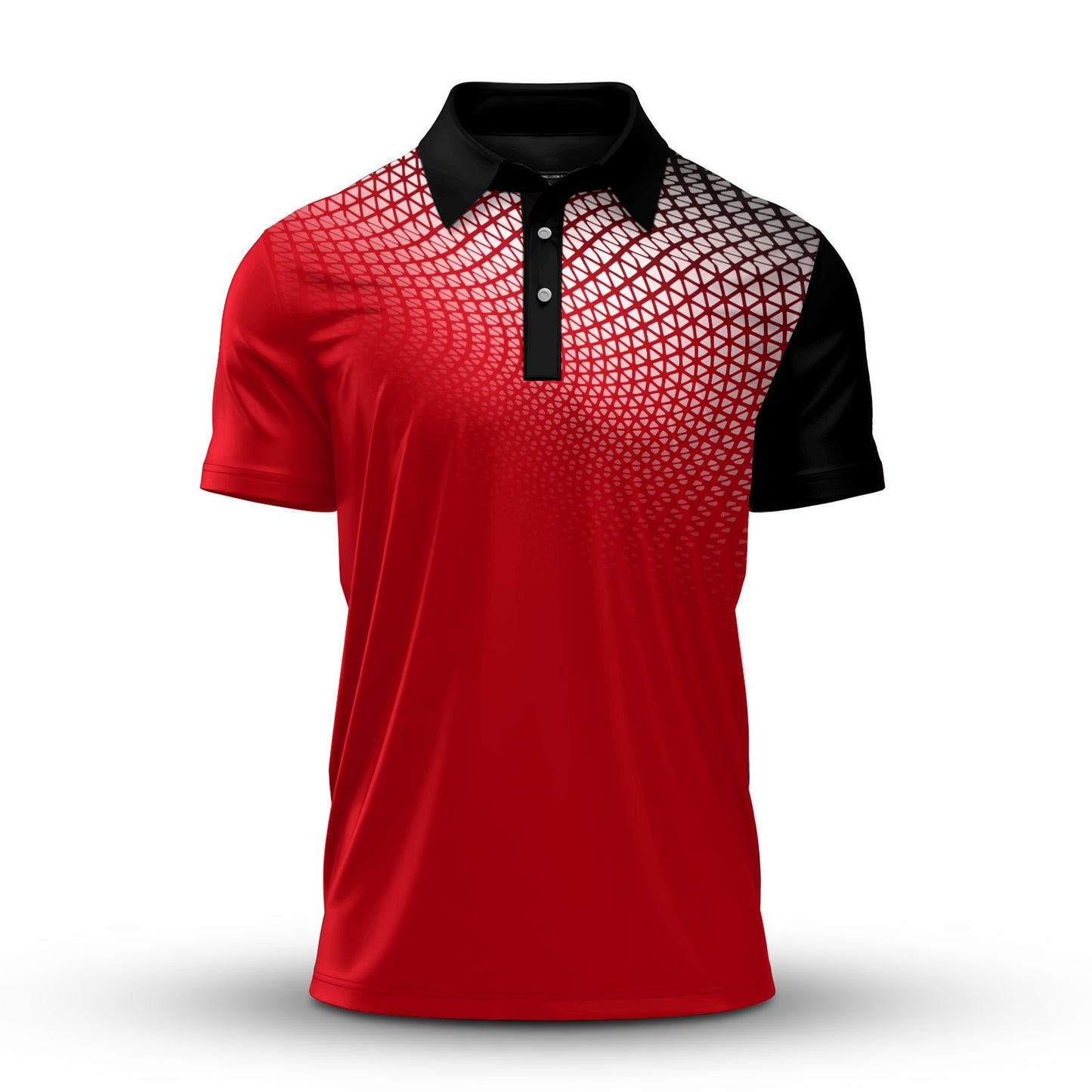 2026 Red Black Dynamic Men Polo Shirt