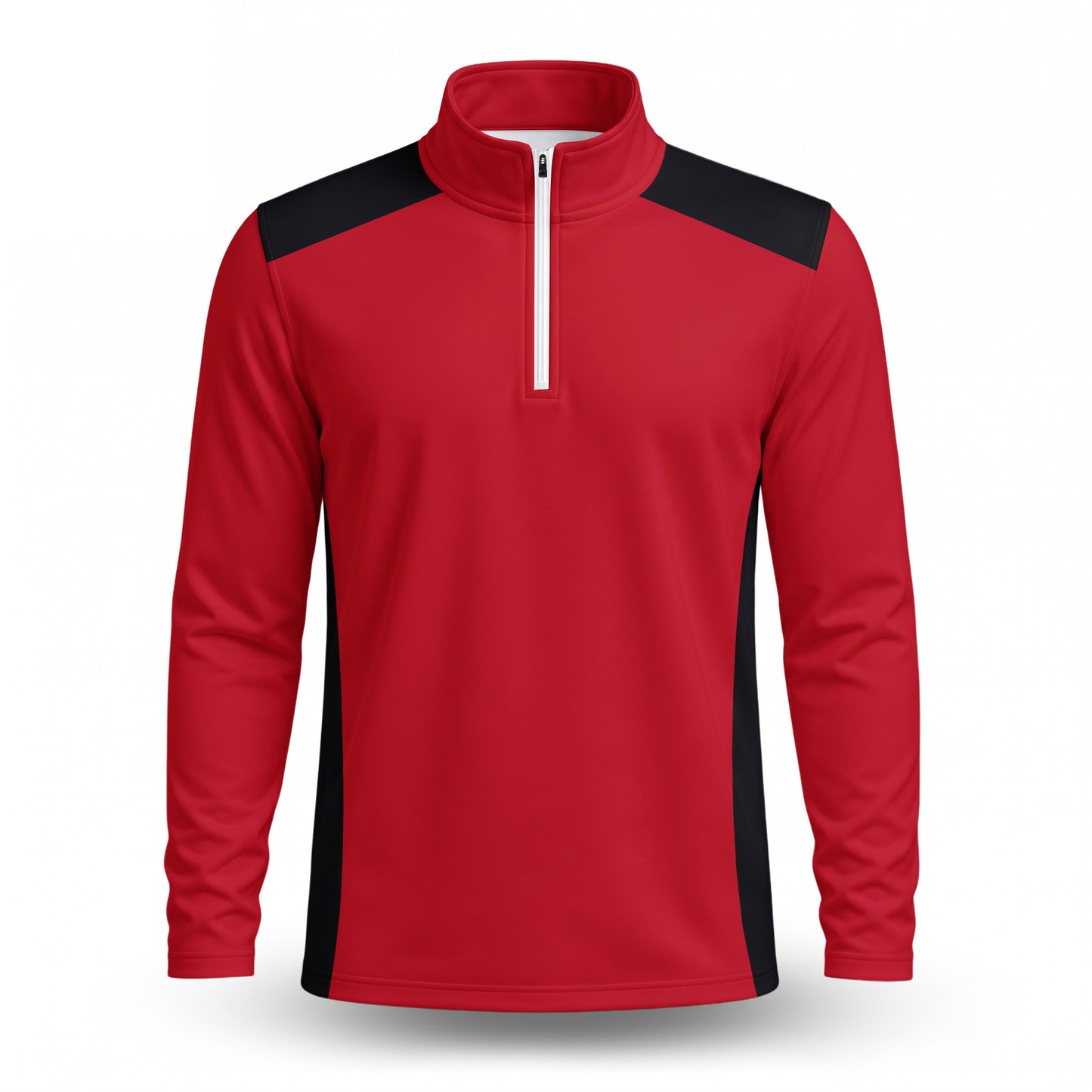 Red Black 2027 Men Quarter-zip Pullover