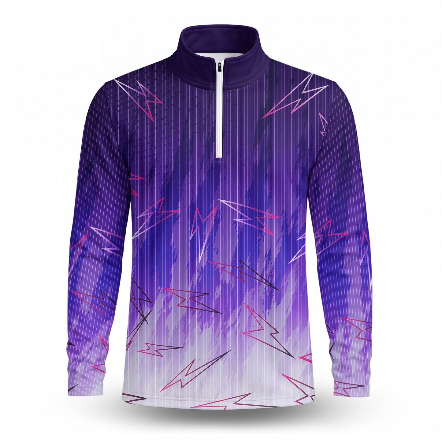 Loud Purple Men Quarter-zip Pullover