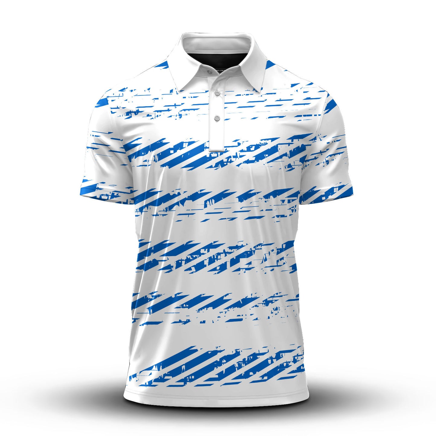 Blue Tire Tracks Men Polo Shirt