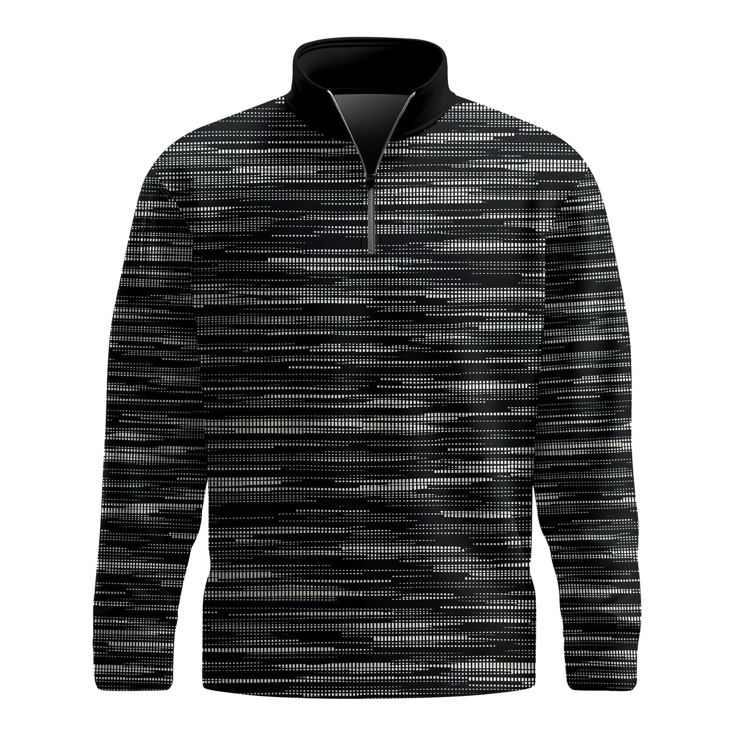 2026 Material Black Men Quarter-zip Pullover