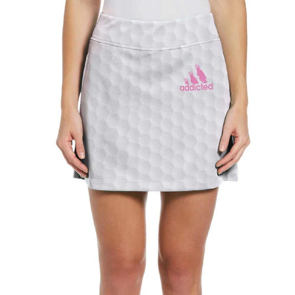 I Hate Golf Golf Ball Pink Skort KVH240901