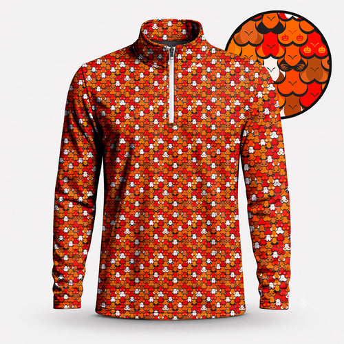 Halloween Secret Men Quarter-zip Pullover