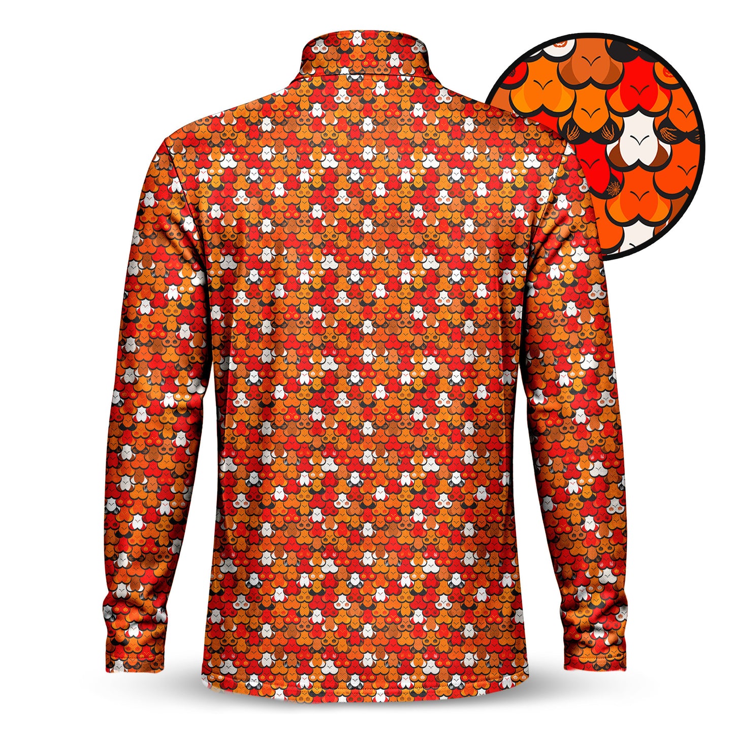 Halloween Secret Men Quarter-zip Pullover