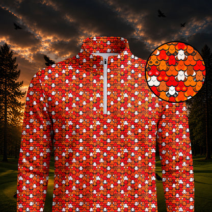 Halloween Secret Men Quarter-zip Pullover