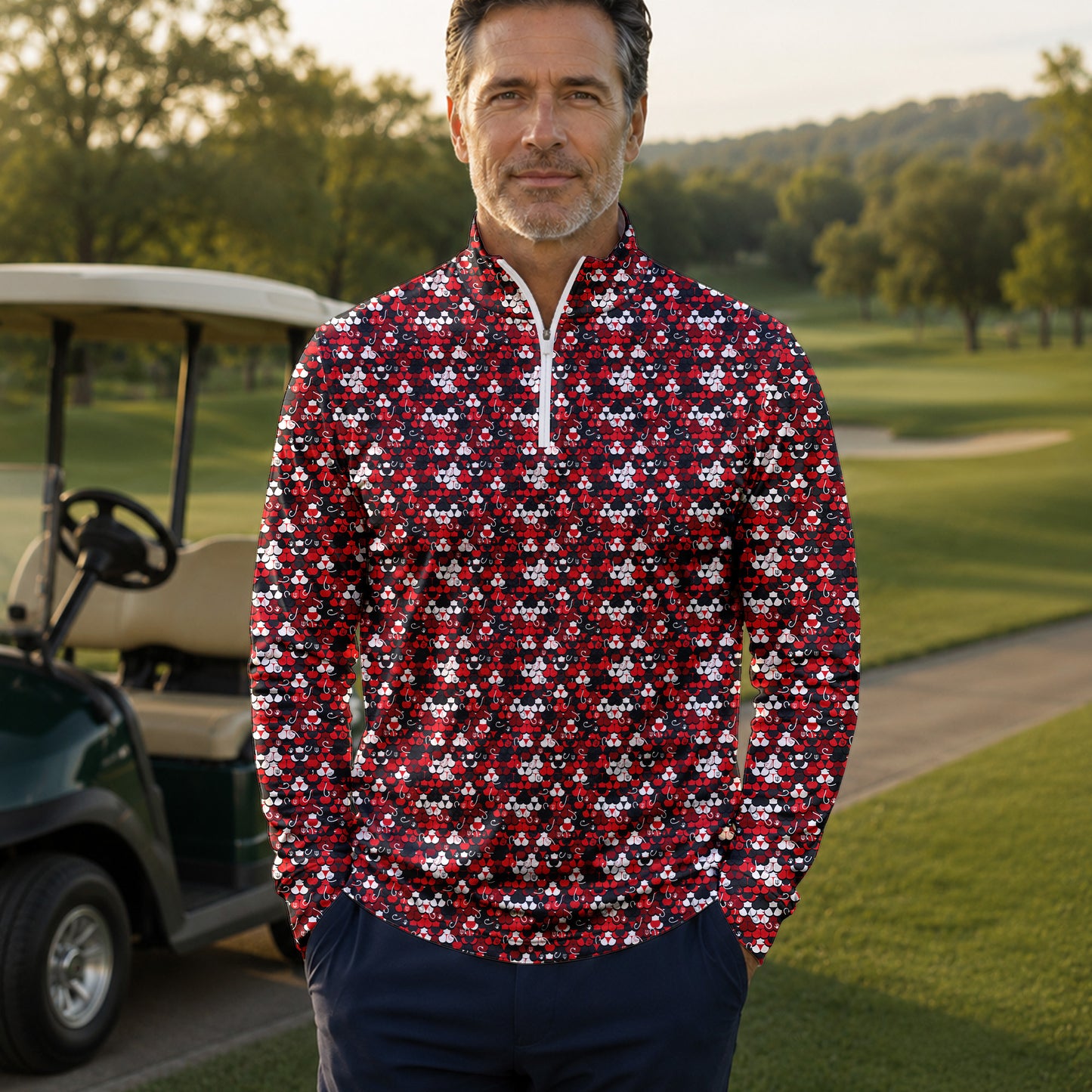 Devil's Men Quarter-zip Pullover