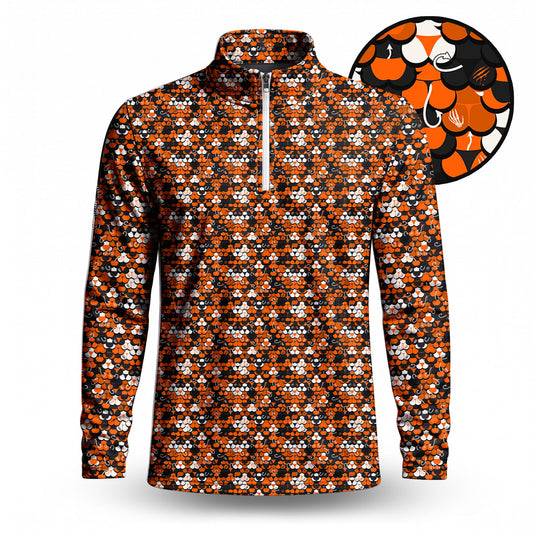 Halloween Gift Men Quarter-zip Pullover