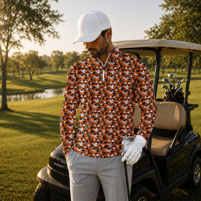 Halloween Gift Men Quarter-zip Pullover