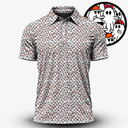 The Ghost Halloween Men Polo Shirt