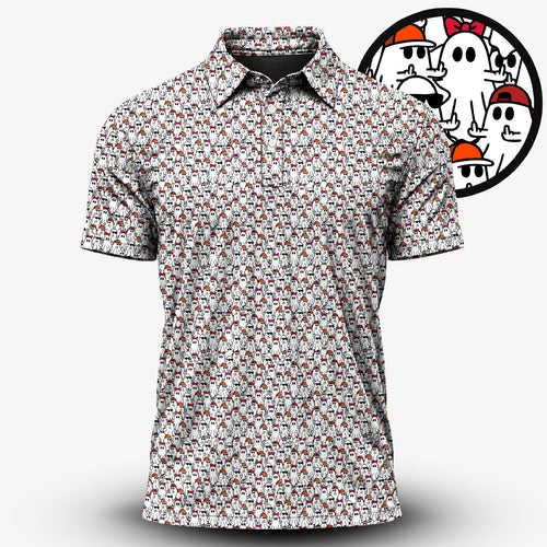 The Ghost Halloween Men Polo Shirt