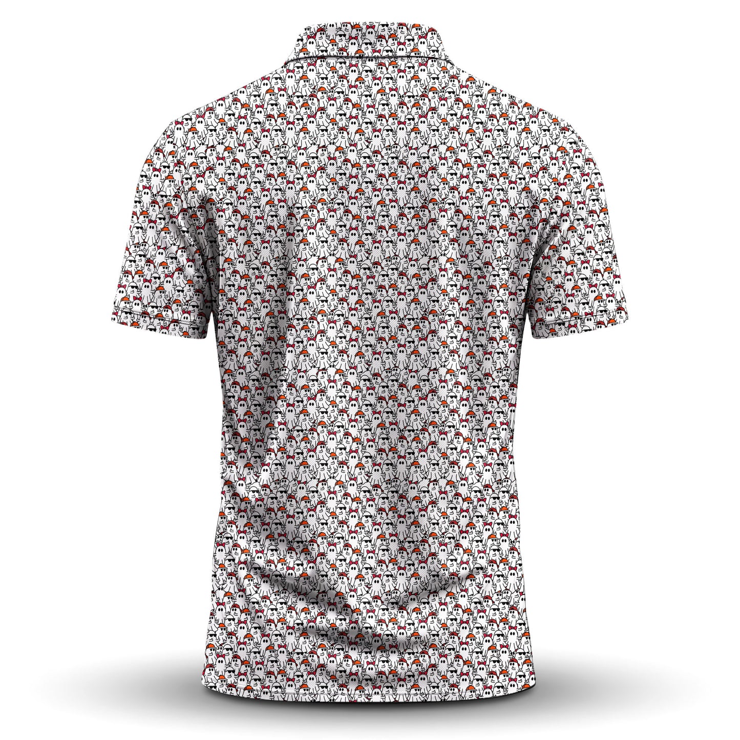 The Ghost Halloween Men Polo Shirt