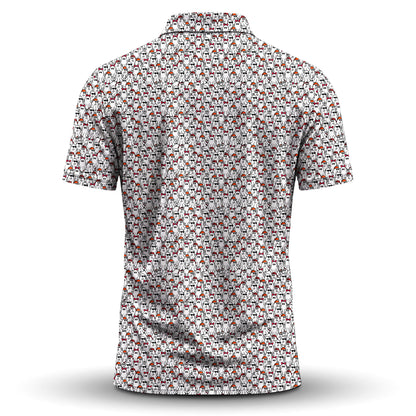 The Ghost Halloween Men Polo Shirt