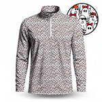 The Ghost Halloween Men Quarter-zip Pullover