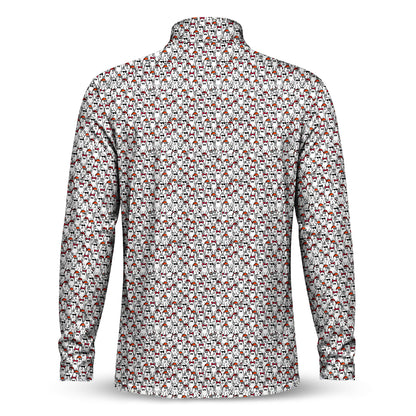 The Ghost Halloween Men Quarter-zip Pullover