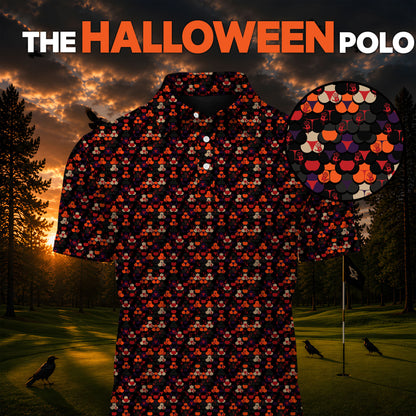 Halloween Bloody Hands Men Polo Shirt V1