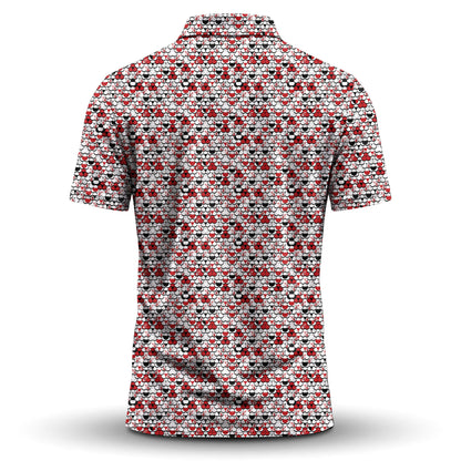 Halloween Bloody Hands Men Polo Shirt V2