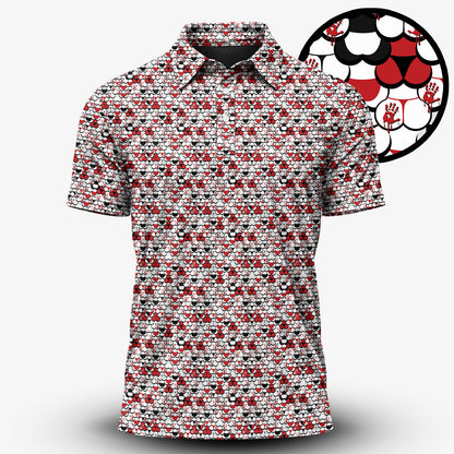 Halloween Bloody Hands Men Polo Shirt V2