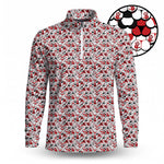 Halloween Bloody Hands Men V2 Quarter-zip Pullover