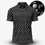 The Death Golf Pattern Men Polo Shirt