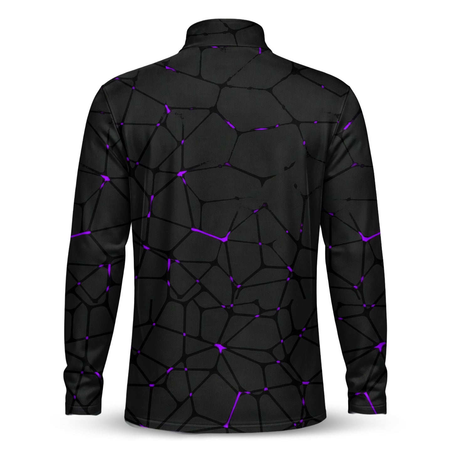 Dark Purple Net 2027 PGA Men Quarter-zip Pullover