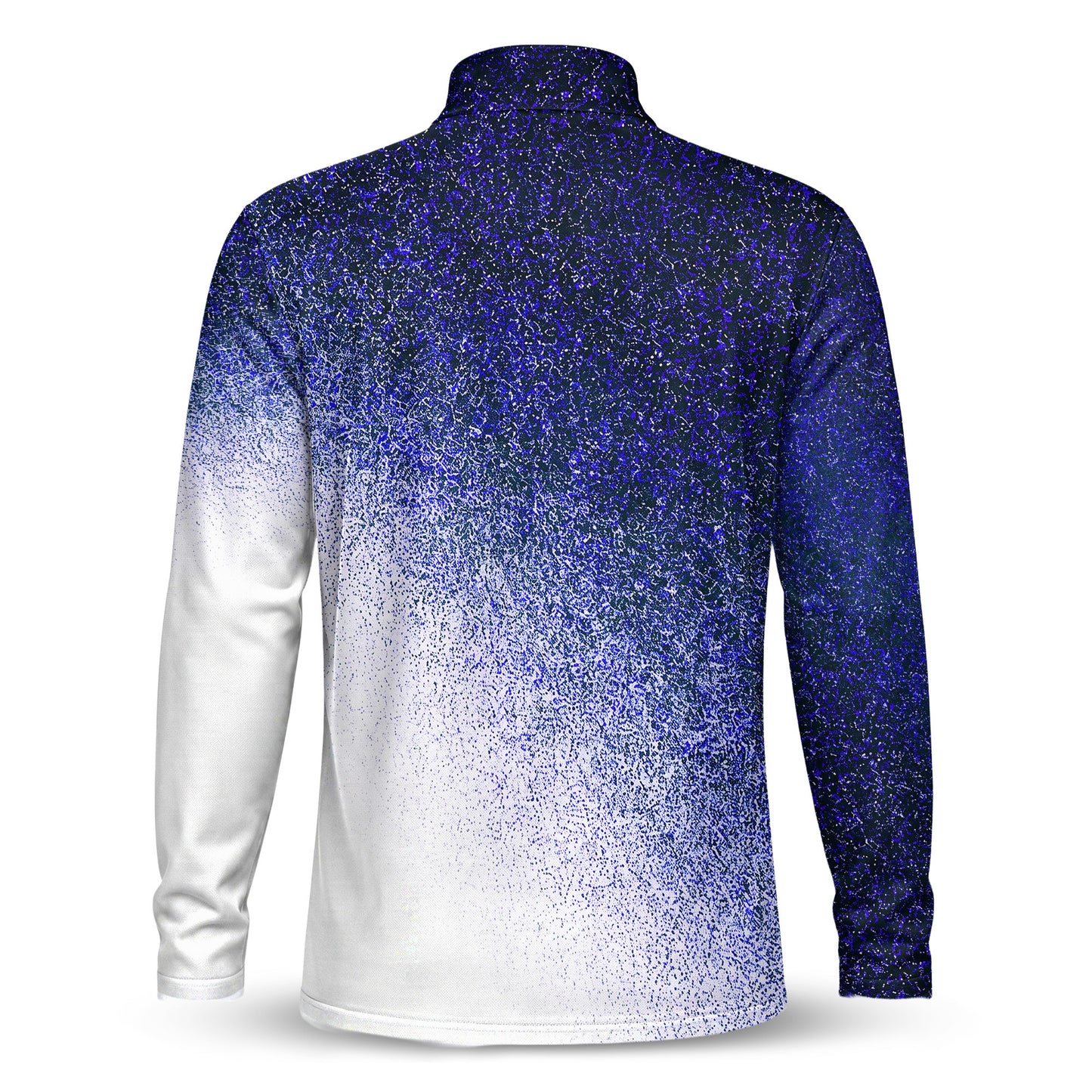 Rough Fade Loud Black Blue Men Quarter-zip Pullover