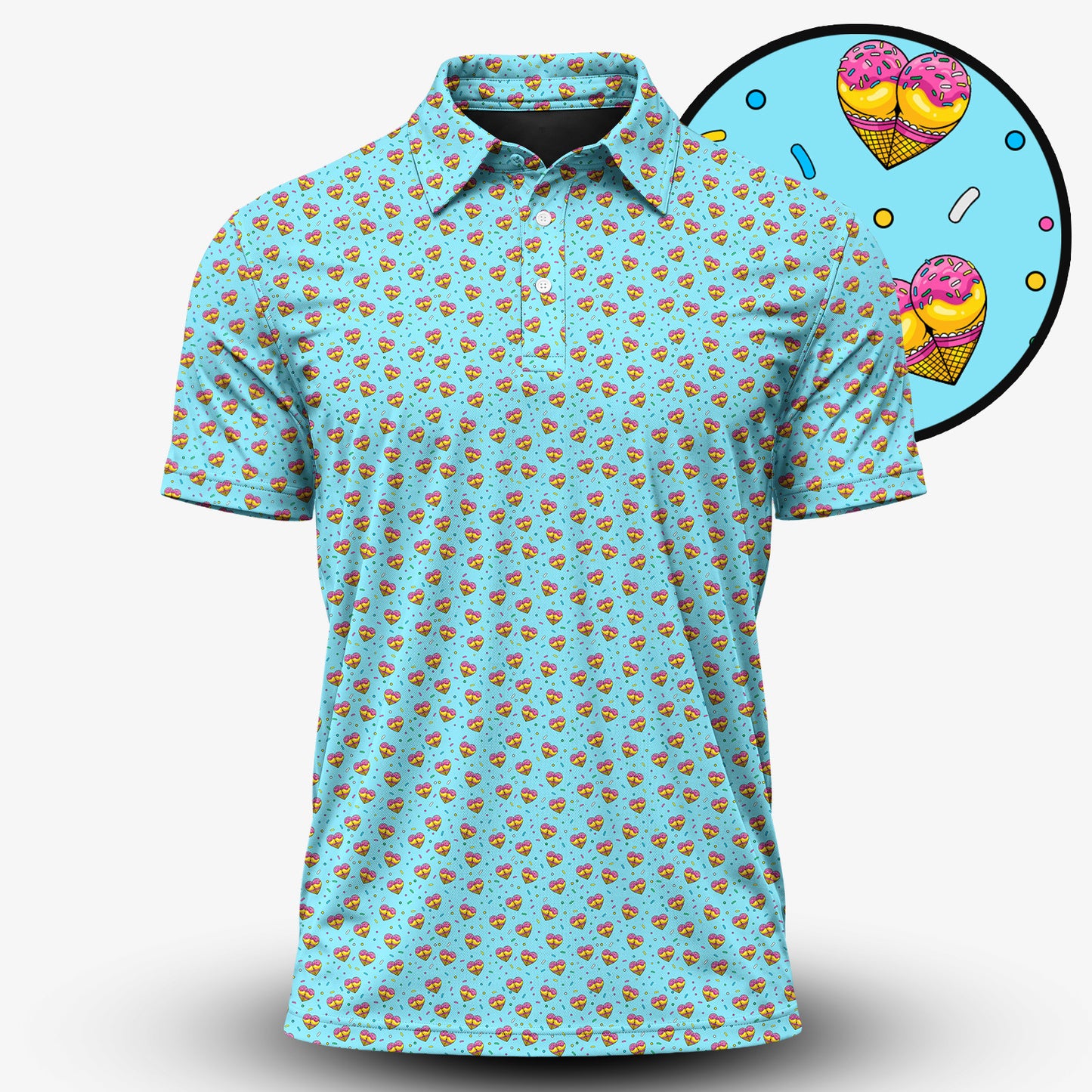 The Ice-cream Men Polo Shirt