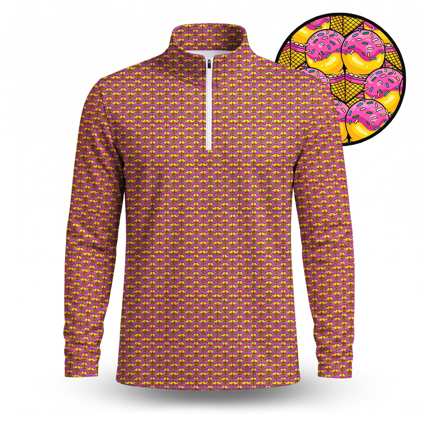The Ice-cream Men Quarter-zip Pullover