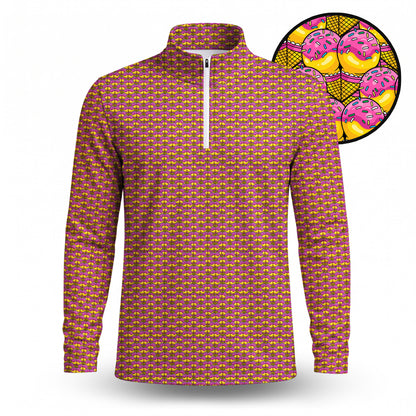 The Ice-cream Men Quarter-zip Pullover