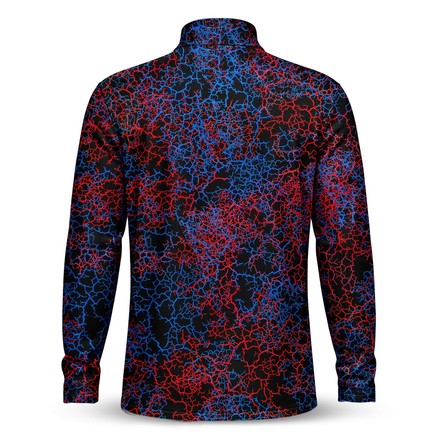 The Root Back Blue Red Men Quarter-zip Pullover