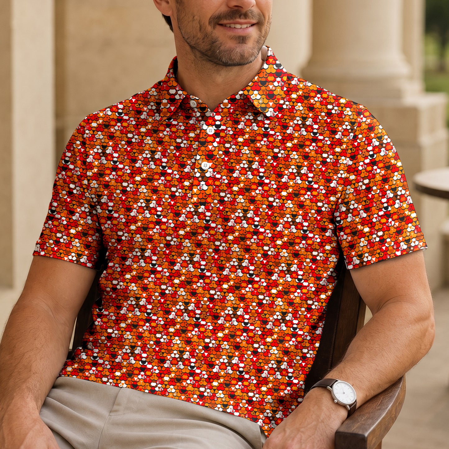 Halloween Secret V2 Men Polo Shirt