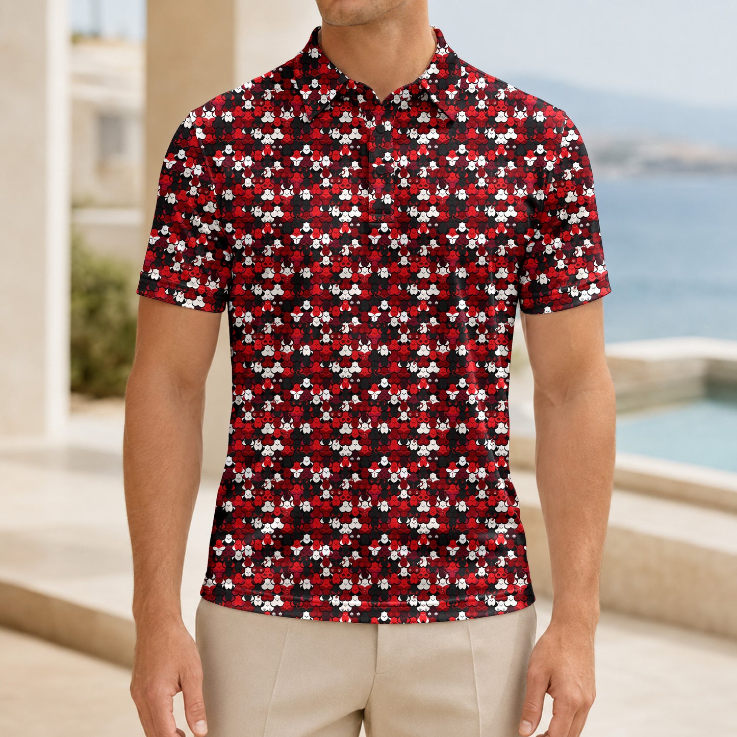 The Devil Up Men Polo Shirt