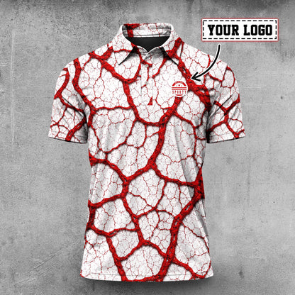 White Red Root Men Polo Shirt