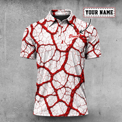 White Red Root Men Polo Shirt