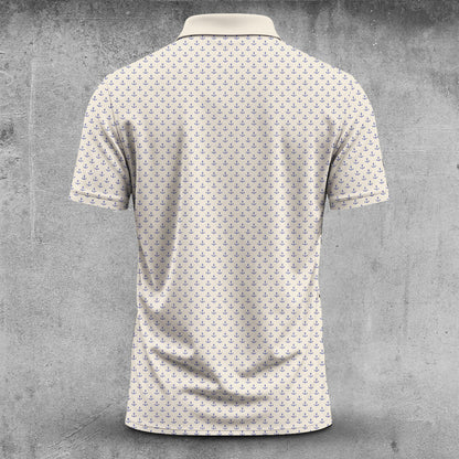 Blue Vanilla Anchor Men Polo Shirt