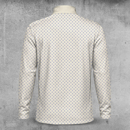 Blue Vanilla Anchor Men Quarter-zip Pullover