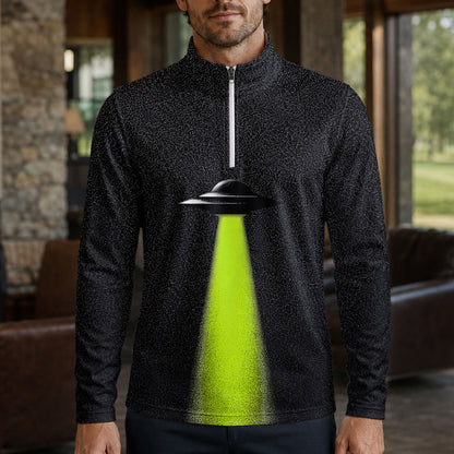 UFO Men Quarter-zip Pullover