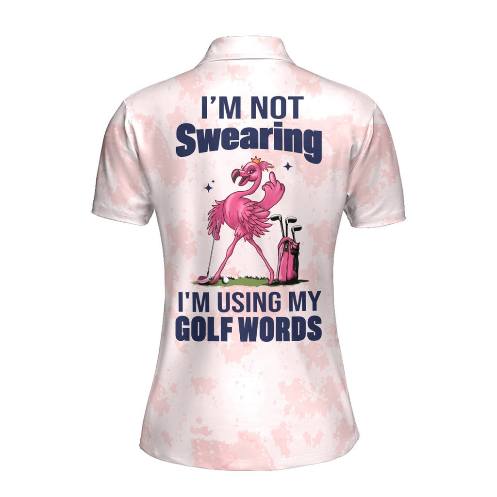 Flamingo I'm Not Swearing Women Polo Shirt V2 LVH180901