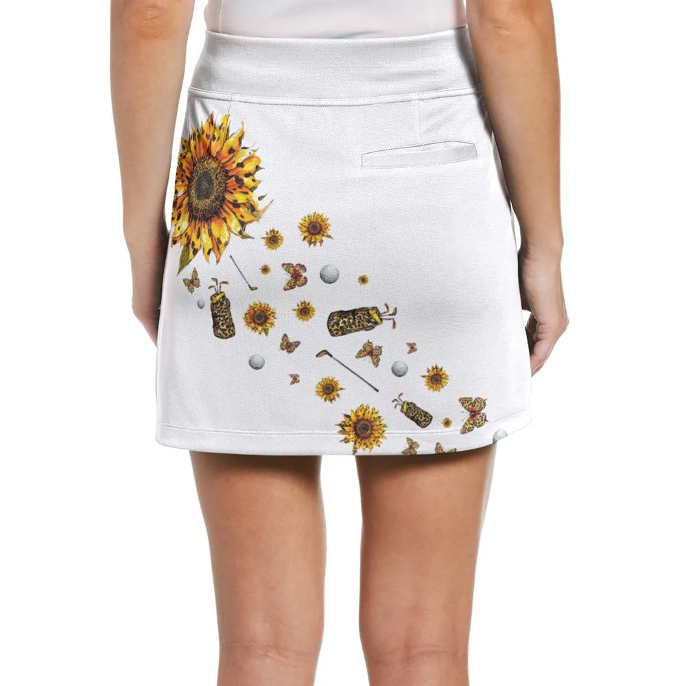 Leopard Sunflower Swing Swear Repeat Bundle Skort KVH200901