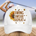 Leopard Sunflower Swing Swear Repeat Cap CVH200901